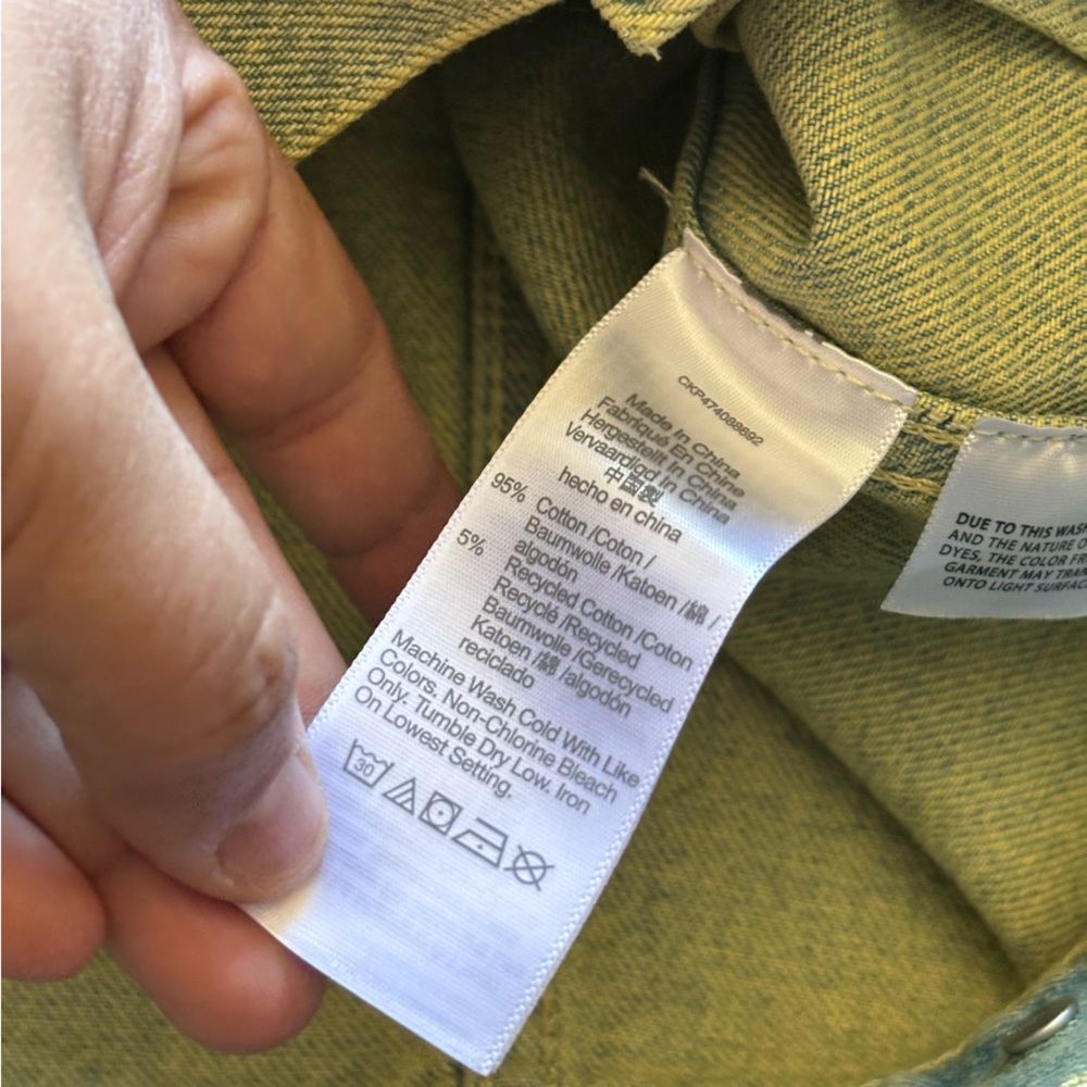 NWOT Madewell Oversized Denim Crop Trucker Jacket - Picture 8 of 11